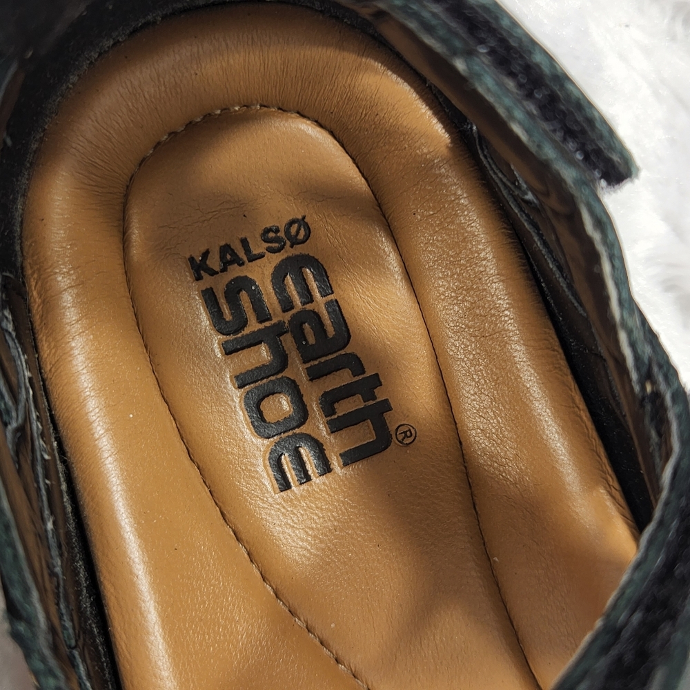 Kalso Earth Shoe Black leather sandal - Picture 4 of 12
